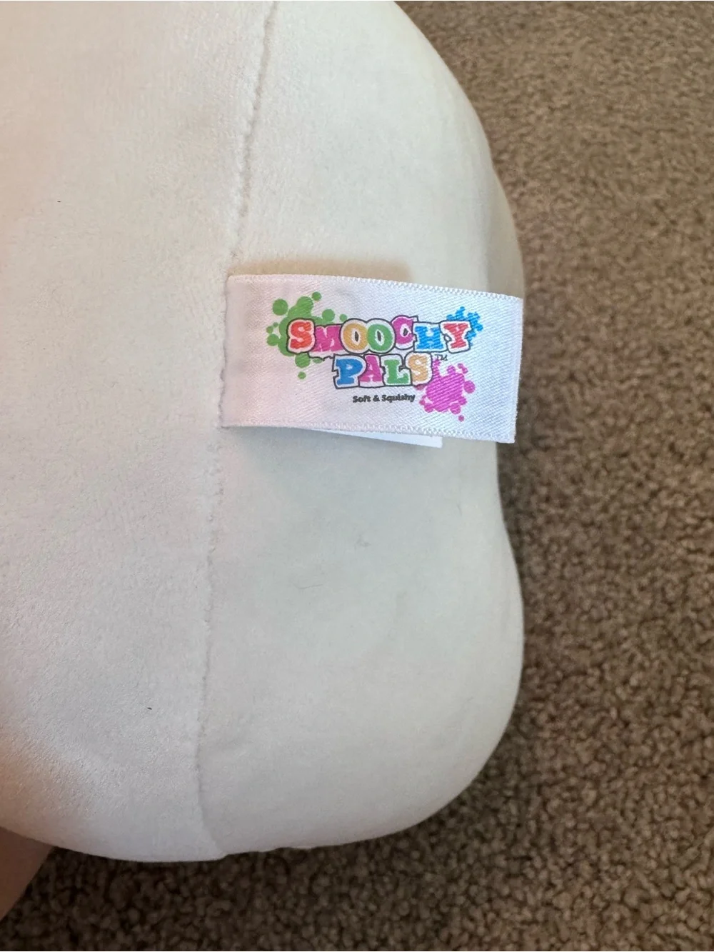 XL Smoochy Pals Ultrasoft Stuffed Animal Dog In Donut Plush 15”